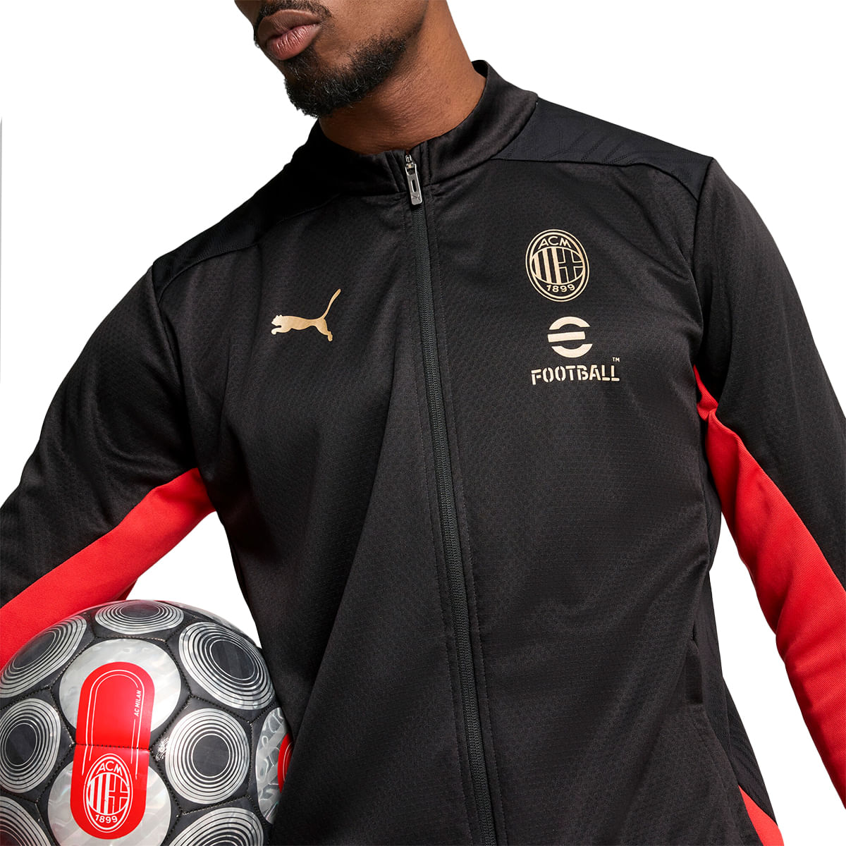 Campera Ac Milan Puma Entrenamiento 24/25 Hombre — imagen 5