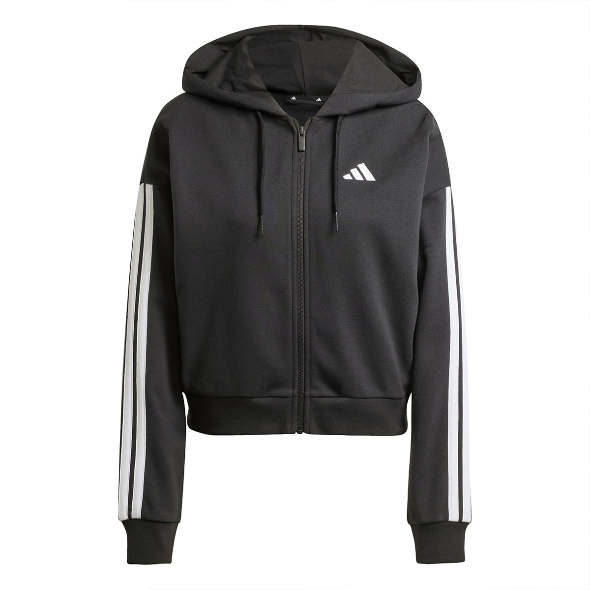 Campera Adidas Sportswear Essentials French Terry 3 Tiras Mujer