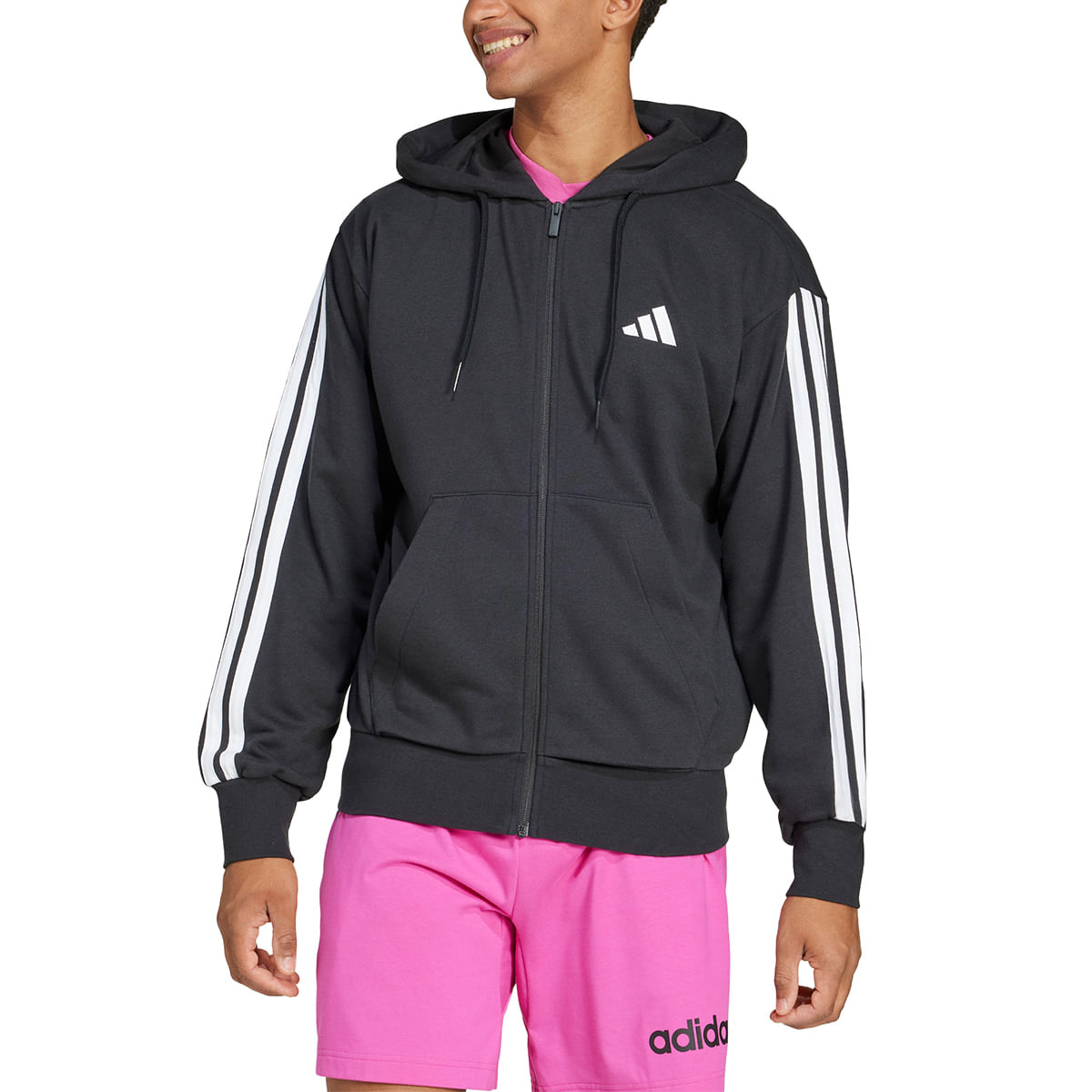 Campera Adidas Sportswear Essentials 3 Tiras Hombre — imagen 2