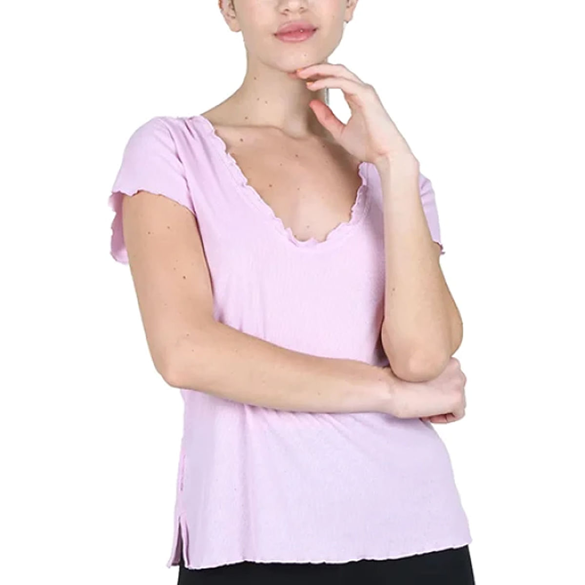 Remera Nike Yoga Core Layer Mujer — imagen 3