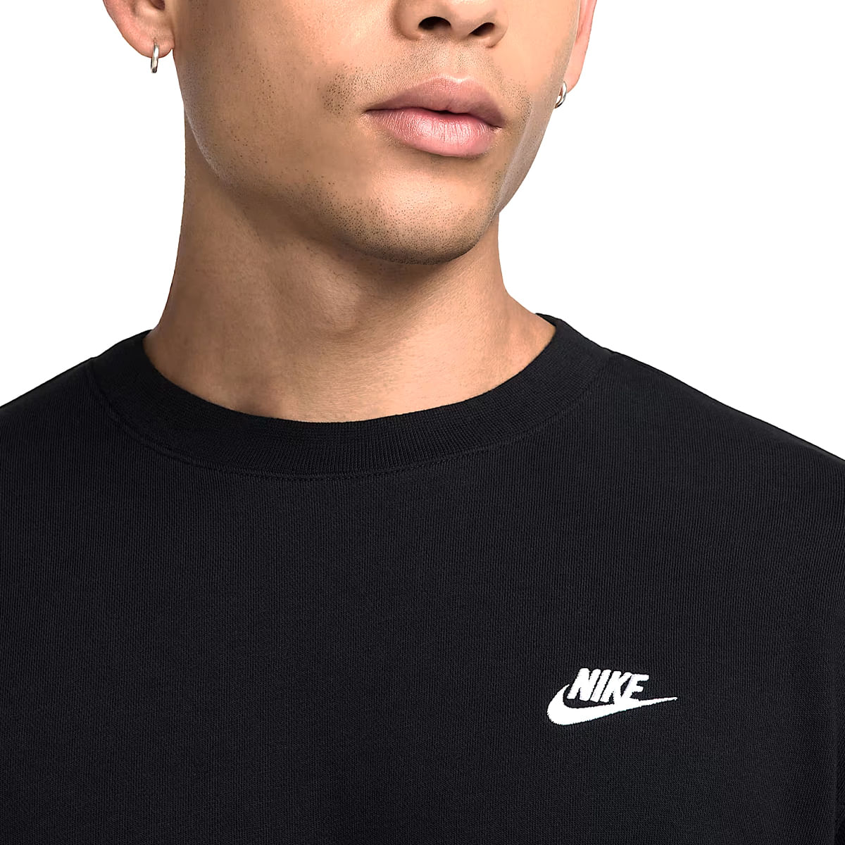 Buzo Nike Club French Terry Crew Hombre — imagen 3