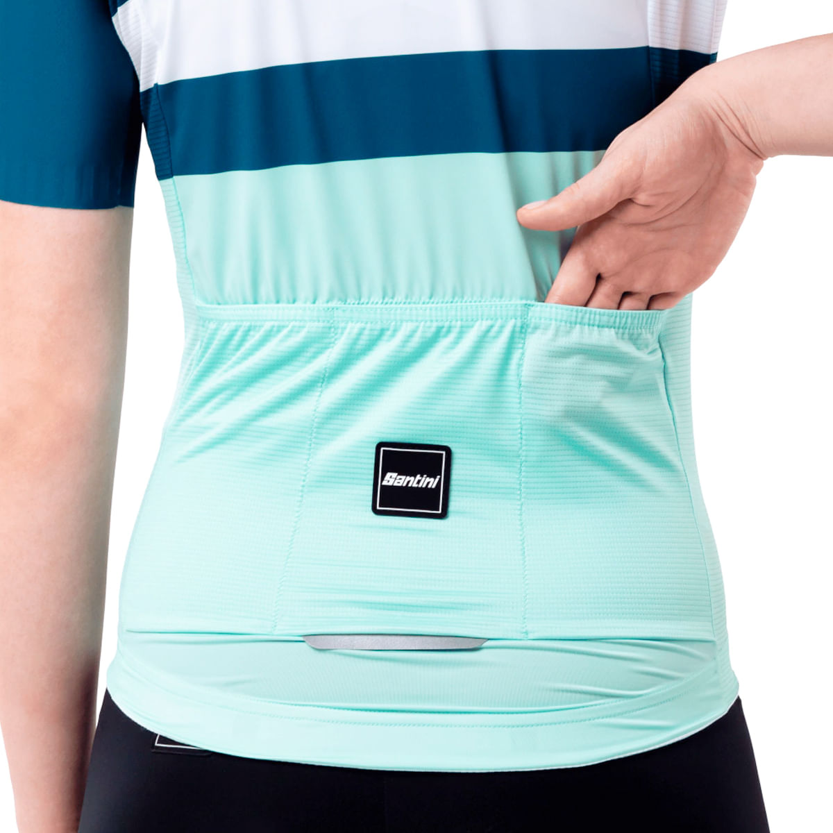 Jersey Ciclismo Santini Eco Sleek Bengal Mujer — imagen 4